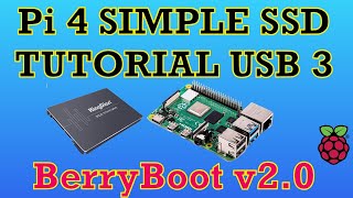 EASY SSD Install Raspberry Pi 4 BerryBoot 20 part 2 [upl. by Enymzaj98]