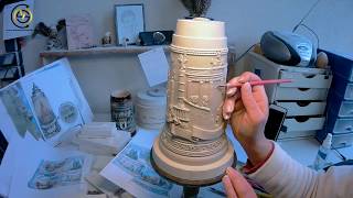 Beer stein – From Scratch – How it’s made – authentic German [upl. by Adnilg]