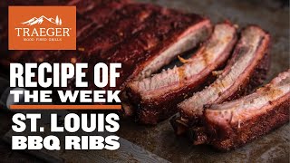 St Louis BBQ Ribs Recipe  Traeger Grills [upl. by Aieki]