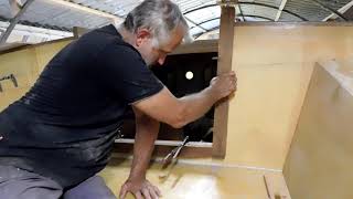 The companionway hatch frame and more  SV Tapatya EP101 [upl. by Leunamne904]