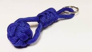 quotHow You Can Make A Ball And Snake Knot Keychainquot  WhyKnot [upl. by Francklyn]