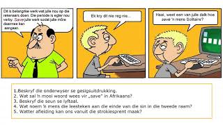 Grade 7  Afrikaans  13 July 2020  Visuele geletterdheid [upl. by Ahsirahc]