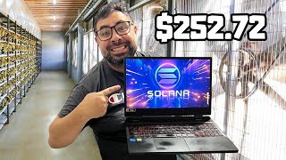 COMO MINERAR SOLANA COM NOTEBOOK  TUTORIAL COMPLETO [upl. by Dnalevelc]