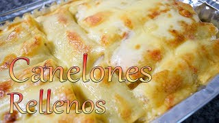 Canelones Rellenos  Cocinando con Yolanda [upl. by Hardej]