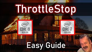 ThrottleStop Undervolting Guide  Reduce CPU Temps Increase Performance Intel Laptop CPUs  Tips [upl. by Lowry]