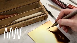 How to make an etching  National Museums Liverpool [upl. by Ecirrehs972]