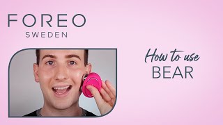 Sculpting face with FOREO BEAR [upl. by Dustan]