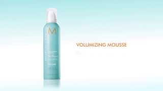 How to Moroccanoil Volumizing Mousse [upl. by Nahtanaj]