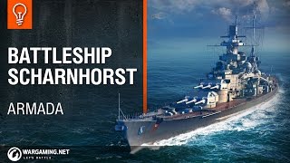 World of Warships  Armada Scharnhorst [upl. by Areema157]