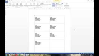 Microsoft Word EtikettenVorlage erstellen amp Seriendruck einfügen Deutsch German Tutorial [upl. by Nnylkoorb]