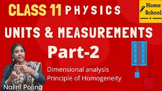 Units and Measurements Class 11  Chapter 2 Physics  CBSE JEE NEET Part2 [upl. by Rosio]