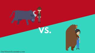 Bull and Bear Markets Bullish vs Bearish Explained in One Minute From Definition to Examples [upl. by Sualkin]