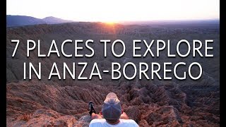 7 Places to Explore in AnzaBorrego Desert State Park [upl. by Sung]