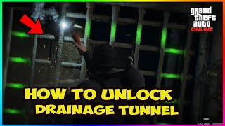 How to Unlock Secret Drainage Tunnel Location  Cayo Perico Heist Stealth Guide  GTA Online [upl. by Mattheus]