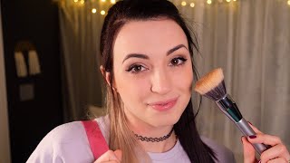 ASMR  Doing Your Makeup Before Class to Impress Your Crush [upl. by Graehl]