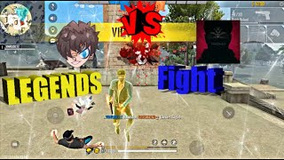 Vincenzo VS Ruok When legends Fight FreeFire [upl. by Iolande]