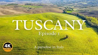 Tuscany Italys Dreamy Relaxing Countryside in 4k [upl. by Fiorenze]