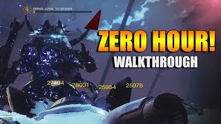 Destiny 2 Zero Hour Guide Complete Walkthrough Gameplay [upl. by Nylednarb]