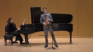 Paul Creston  Saxophone Concerto Adagio [upl. by Ynettirb]