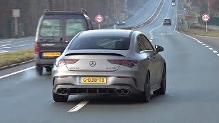 MercedesAMG CLA35 4Matic with Milltek Exhaust Engine Start Up Revs Accelerations [upl. by Humfried398]