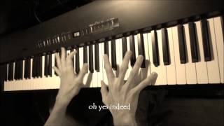 Grease  Youre The One That I Want piano cover  lyrics [upl. by Peters]