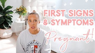 Symptoms of Pregnancy FIRST WEEKS Signs to look out forHow I knew [upl. by Maillliw]