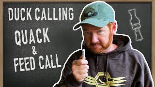 Duck Calling Instructional  How to Blow a Duck Call  Part 1 [upl. by Salahcin]