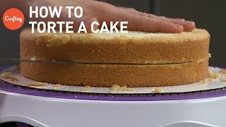 How to Torte a Cake into 2 Layers for Filling amp Stacking  Pastry Tutorial with James Rosselle [upl. by Royden]