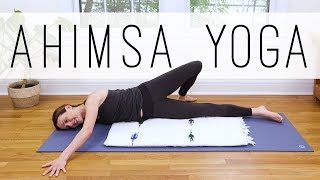 Ahimsa Yoga  Yoga With Adriene [upl. by Ffej]