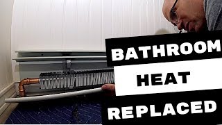 Haydon Hydronic Heat Baseboard Installation [upl. by Cohlette728]