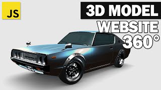 Add 3D Model to WebSite in 5 Minutes  Threejs Tutorial [upl. by Shaylah389]