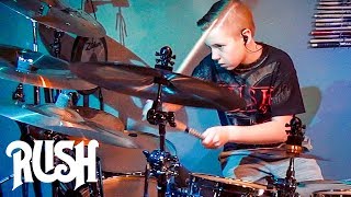 SUBDIVISIONS  RUSH 11 year old drummer [upl. by Llerihs]