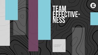 Team Effectiveness [upl. by Ariajaj]