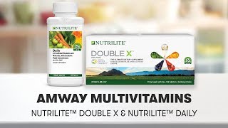 Amway Multivitamins Nutrilite Double X amp Nutrilite Daily  Amway [upl. by Rakso]