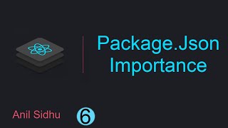 React tutorial for beginners 6 Package json file in detail [upl. by Enedan]