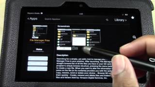 Kindle Fire HD Best File Manager​​​  H2TechVideos​​​ [upl. by Yennaiv402]