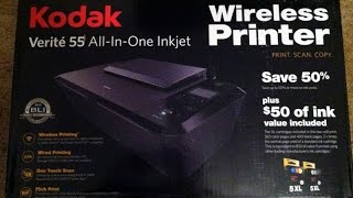 Kodak Verité 55 Printer Unboxing Setup Review 2016  Beautiful Color Pages [upl. by Isaak]