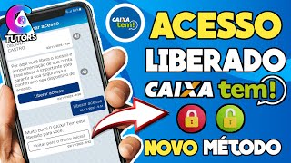 COMO LIBERAR O ACESSO AO APLICATIVO DO CAIXA TEM NOVO MÉTODO [upl. by Ashely]