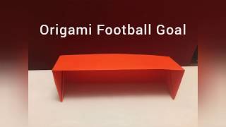 Origami Football Goal Post EASY [upl. by Zitella918]