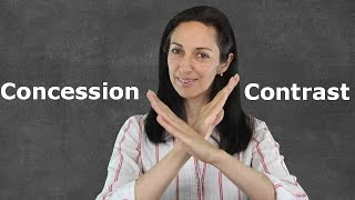 Linking Words of Contrast amp Concession  English Grammar Lesson [upl. by Warp443]