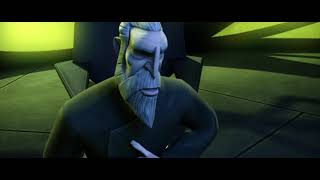 Star Wars The Clone Wars Count Dooku and Darth Sidious scenes [upl. by Robenia57]