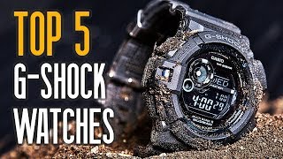 TOP 5 Best Casio G Shock Watches For Men [upl. by Joella]