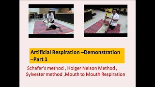 Artificial Respiration Part 1 l Respiratory System [upl. by Miculek552]