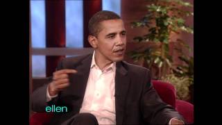 Ellen Meets President Obama [upl. by Daloris12]