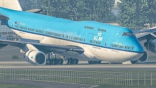 747 Landing Gear Failure Emergency Landing  XPlane 11 [upl. by Nappie]