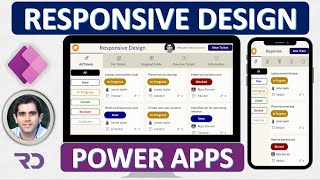 How to build Responsive Power Apps  Responsive Layouts Tabs Galleries amp Forms [upl. by Ylatan45]