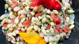 ENSALADA DE ZARANDAJA【フジ豆サラダ】 [upl. by Lasonde]