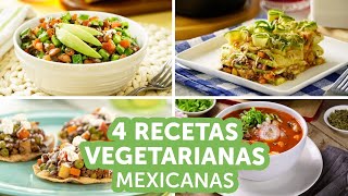 4 recetas vegetarianas mexicanas  Kiwilimón [upl. by Barrada441]