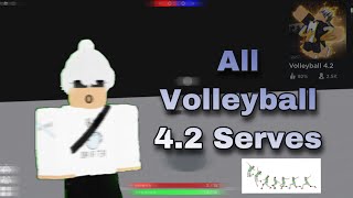 Every Serve in Volleyball 42 Easy to Advanced [upl. by Otinauj499]