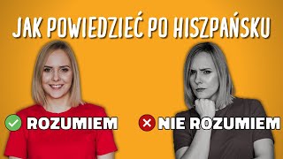 Jak powiedzieć NIE ROZUMIEM po hiszpańsku  Szybka lekcja hiszpańskiego [upl. by Kyrstin]